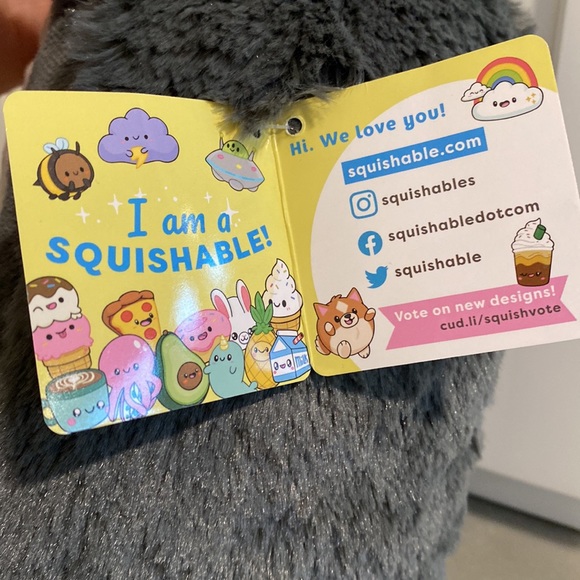 Squishable mini skeleton avocado plush - Picture 3 of 5